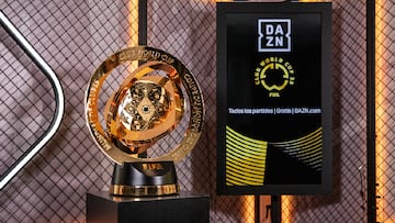 El trofeo que se entregará al campeón del Mundial de Clubes y que puedes ver totalmente gratis en DAZN.