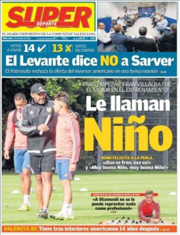 Portadas de la prensa deportiva