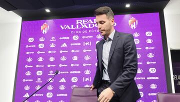 VALLADOLID. 08/06/23. PHOTOGENIC. RUEDA DE PRENSA DEL DIRECTOR DEPORTIVO DEL REAL VALLADOLID FRAN SANCHEZ.