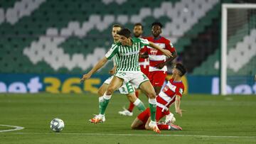 Partido de liga Betis Granada Covid 19