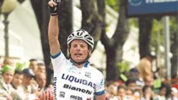 <b>CON PREMIO. </b>Segunda etapa para Di Luca y además, la maglia rosa.