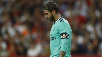 Sergio Ramos, en el Sevilla-Real Madrid.