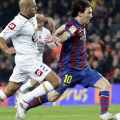 Leo Messi deja sin premio a un combativo Deportivo