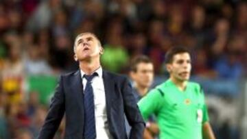 Lucas Alcaraz en el Camp Nou.