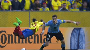 Uruguay 2 - 1 Ecuador: Goles, resumen y resultado