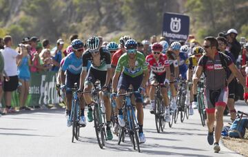 Nairo Quintana y Alejandro Valverde.