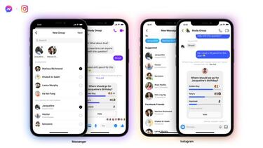 Facebook te dejará unir a tus contactos de Messenger e Instagram en un solo grupo