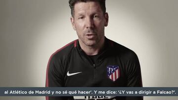 Hijo de Simeone lo motivó con Falcao para llegar al Atlético