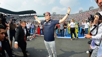 Sergio Pérez previo al Gran Premio de México.