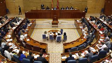 Interior de la Asamblea de Madrid.