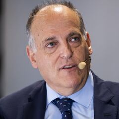 Tebas a Florentino: "Si no le gustan las emisiones que ponga RMTV que son más ‘objetivas’"