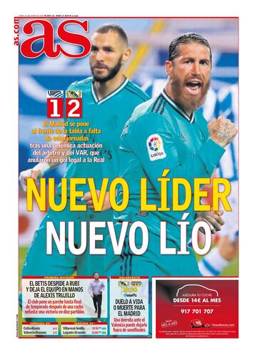 Las portadas del Real Madrid campeón