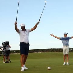 McIlroy y Johnson vencen en la vuelta del golf a Estados Unidos