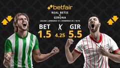 Real Betis vs. Girona FC: horario, dónde ver, pronósticos y clasificación