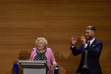  Manuela Carmena y Sergio Ramos