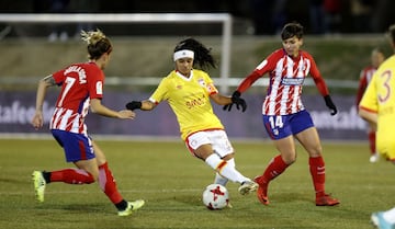 Buena presentación de Santa Fe en España en el partido por la Copa Dimayor-LaLiga Women ante Atlético Madrid. Melissa Herrera marcó el gol para el 1-1 final.