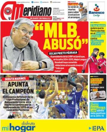 Portadas de la prensa deportiva