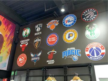 Así es la primera tienda oficial de la NBA en México