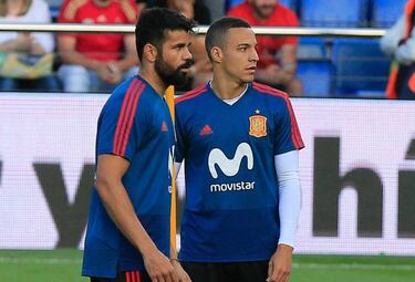 Spain put their attack to the test against Switzerland