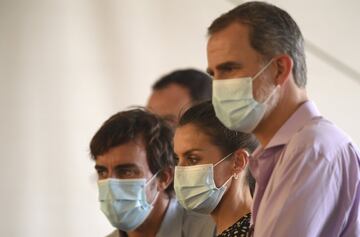 Sus Majestades los Reyes don Felipe VI y doña Letizia visitarón el Museo de Fernando Alonso.