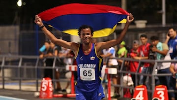 Carlos San Martín, el primer colombiano en Atletismo