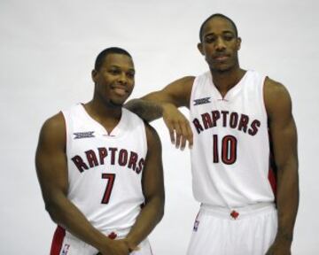 Lowry-DeRozan, una de las mejores parejas base-escolta de la NBA, sigue junta después de la renovación de Lowry. Buenos tiempos en Toronto.