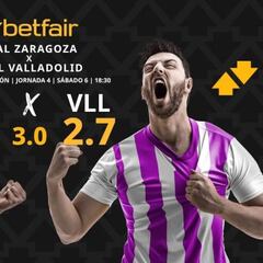 Real Zaragoza vs. Real Valladolid: horario, dónde ver, pronósticos y clasificación