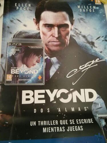 Ganador: Llévate un BEYOND: Dos Almas y un póster firmado por David Cage
