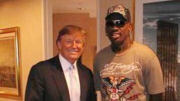 Donald Trump y Dennis Rodman.