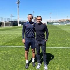 Jaime Lozano se reúne con Rafa Márquez en Barcelona