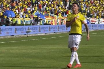 James, sinónimo de gol y alegría en El Metropolitano