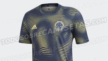 La posible nueva camiseta de entrenamiento de la Selección Colombia.