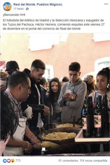 Herrera regresa a Hidalgo y aprovecha sus tradiciones