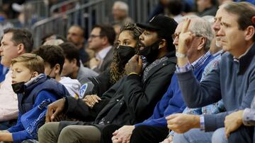 Kyrie Irving, base de Brooklyn Nets, en un partido entre Seton Hall y Wagner Seahawks.