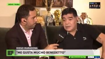 Maradona y su polémica frase contra Sampaoli y Verón