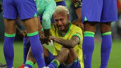 El delantero brasileño del Paris Saint-Germain, Neymar Júnior, no pudo contener las lágrimas tras la eliminación de la selección brasileña del Mundial de Catar 2022 al caer frente a Croacia en la tanda de penaltis.
