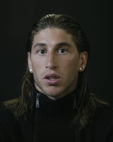 Así ha cambiado el look de Sergio Ramos en el Real Madrid