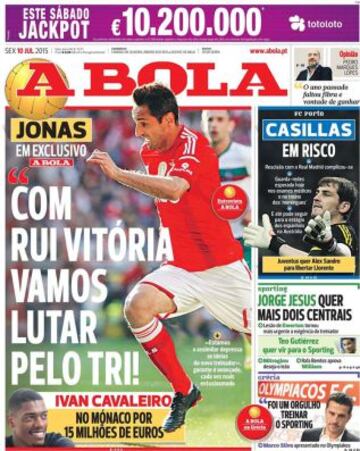 Portadas de la prensa deportiva