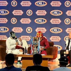 Dragón Rojo Jr. y Templario se retan por las máscaras