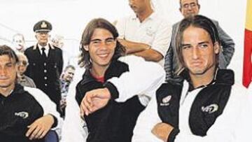 <b>OPTIMISMO. </b>La Selección española se ha conjurado para lograr la permanecia en la máxima categoría de la Copa Davis