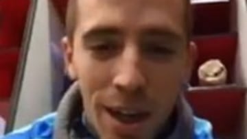 Iker Muniain durante el Periscope. 