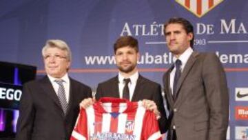 Diego, presentado: "Mi corazón siempre ha estado con el Atleti"