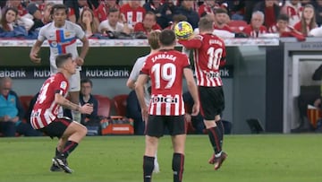 Veánlo porque no se va a hablar de otra cosa: el gol anulado a Iñaki Williams en el 90′