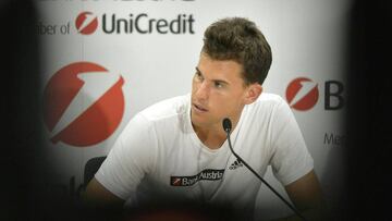 Thiem lanza su proposición a Serena en Viena.