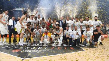 El Madrid, campeón de la Euroliga.