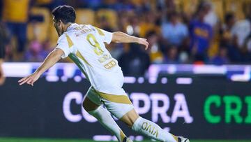 during the 11th round match between Tigres UANL and Queretaro as part of the Liga BBVA MX, Torneo Clausura 2025 at Universitario Stadium, on March 07, 2025 in Monterrey, Nuevo Leon, Mexico.