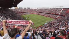 El Sevilla promedia 35.812 espectadores por partido en el Sánchez-Pizjuan.