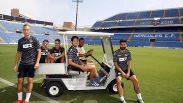 30-08-18
HERCULES
PABLO IÃIGUEZ, JOSE FRAN, NANI, PACO CANDELA, PLANAGUMA Y CARLOS MARTINEZ