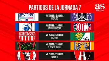 Liga MX: Fechas y horarios de la jornada 7, Clausura 2022
