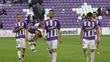 14/05/16 PARTIDO SEGUNDA DIVISIÓN
VALLADOLID - ALBACETE
ROGER, LEAO y OSCAR, cabizbajos pese a la victoria.